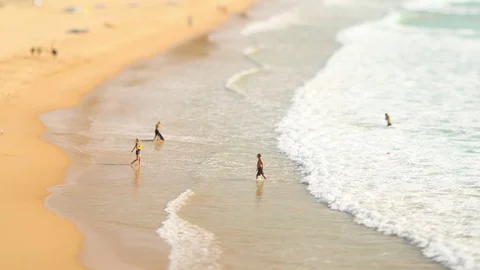 Timelapse Manly Beach Stock Footage 70354233