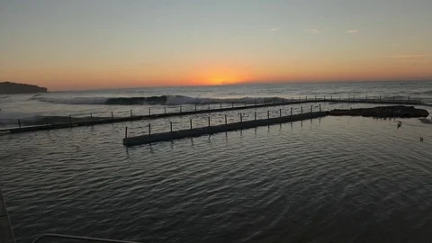 Timelapse Manly Pool Stock Footage 70369865