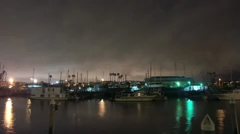 Timelapse Marina Del Ray docks Vídeos de archivo 11549409