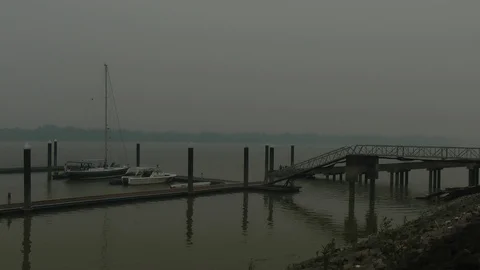 Timelapse of Marina, Kuching Stock Footage 105636880