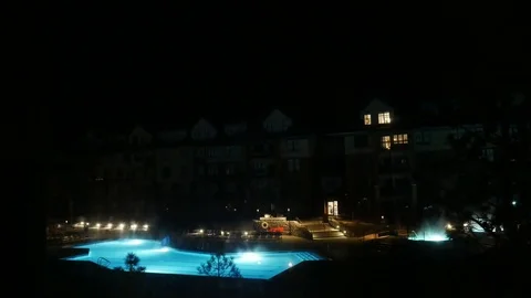 Timelapse of the Marriott Timber Lodge in Lake Tahoe Stock Footage 84669100