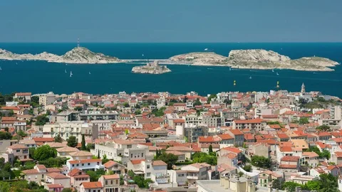 Timelapse of Marseille Stock Footage 74612201