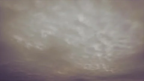 Timelapse with massive orange or yellow rain clouds - loop video Video stock 251664924
