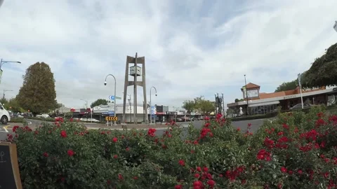 Timelapse Matamata Township ClockTower Stock Footage 197019678