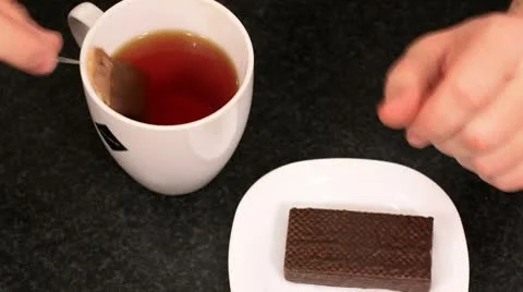 Timelapse meal. tea. Stock Footage 8967706