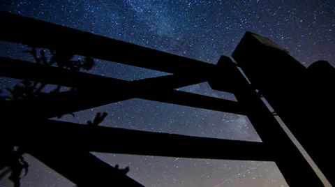 Timelapse of meteor shower 库存影片 27492601