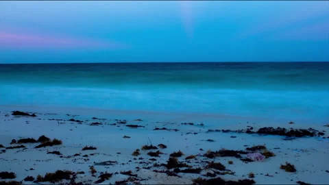 Timelapse Mexico: Caribbean dusk Stock Footage 146282322
