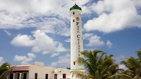Timelapse Mexico: Hyperlapse of a lighthouse Stock Footage 146282859