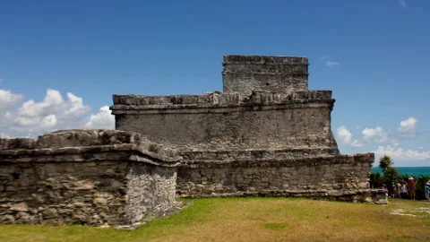 Timelapse Mexico: Hyperlapse of Tulum Stock Footage