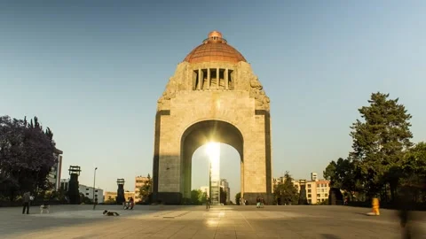 Timelapse Mexico: Monumento de la Revolución Stock Footage 146288401