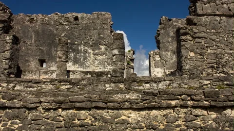 Timelapse Mexico: Tulum Temple Stock Footage 146283520