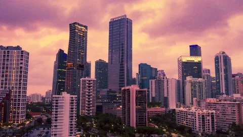 Timelapse Miami Stock Footage 130868025
