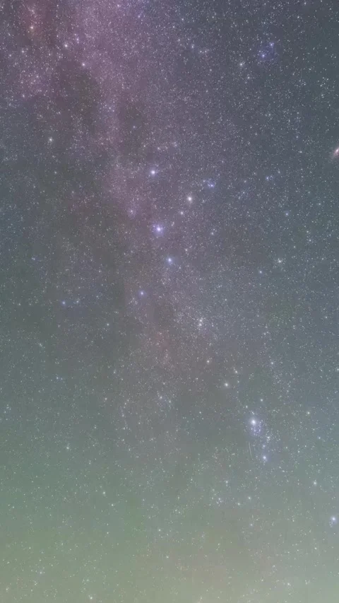 Timelapse of Milky Way over Tengger Desert Night Sky Видео 345367231