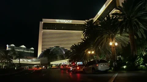 Timelapse Mirage traffic Video stock 11604586