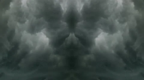 Timelapse mirrored clouds Vídeo Stock 11589639