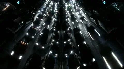 Timelapse mirrored traffic 스톡 동영상 11608831