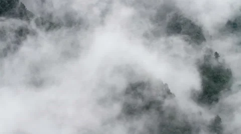 Timelapse of the mist and cloud in Mount Emei 4K Stock-Footage 40755159