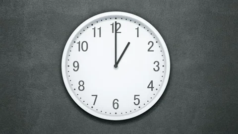 Timelapse of Modern clock on dark wall. 動画素材 95009110