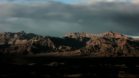 Timelapse Mojave mountains Vídeo Stock 11587671