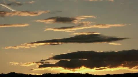 Timelapse Mojave sunset Video stock 11606881