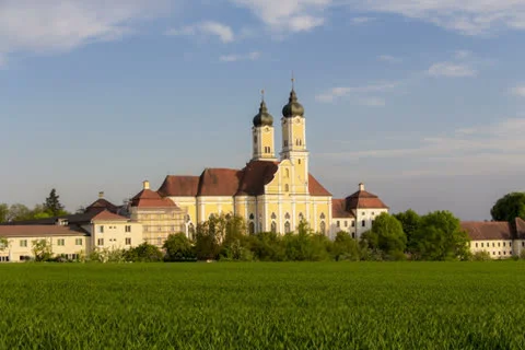 Timelapse Monastery of Roggenburg Stock Footage 26231052