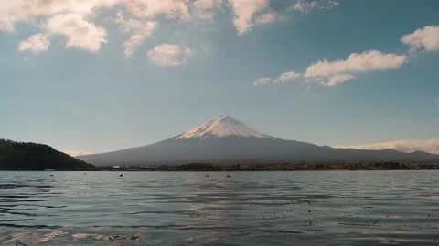Timelapse of Mont Fuji Stock Footage 258037681