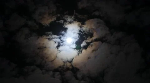 Timelapse of the Moon in 4K Vídeo Stock 43073459