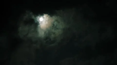 Timelapse of the moon and clouds 스톡 동영상 8566191