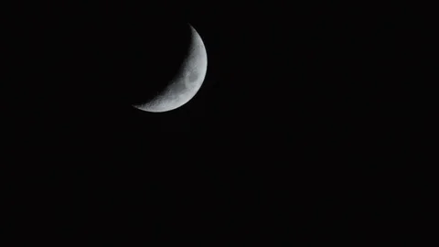 Timelapse of a Moon on a clear sky 4K Stock-Footage 104066809
