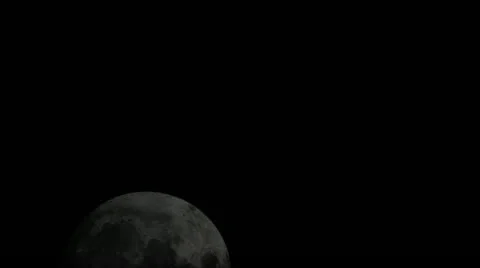Timelapse moon close-up Video stock 11606422