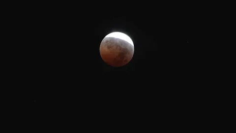 Timelapse of the Moon Eclipse Stock Footage 220814637