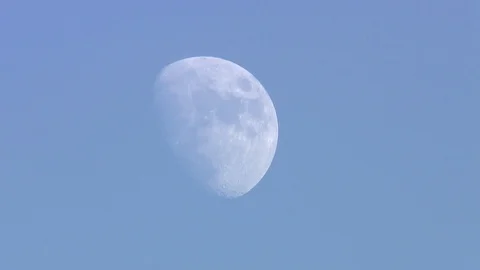 Timelapse of the moon Stock Footage 123580459