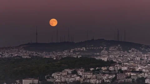 Timelapse Of Moon Video stock 141391043