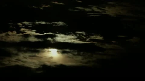 Timelapse moon night Stockbeeldmateriaal 11606265