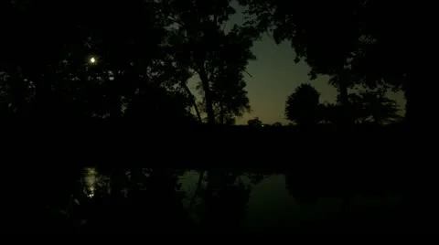 Timelapse moon night Video stock 11606324