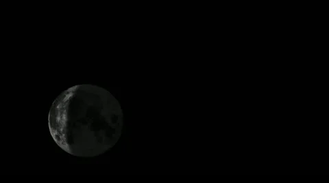 Timelapse moon phase Vídeo Stock 11557577