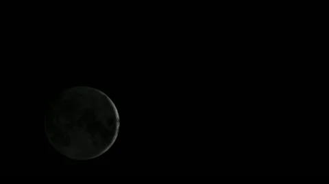 Timelapse moon phase Stockbeeldmateriaal 11606446