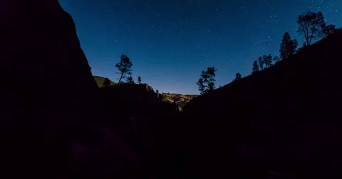 Timelapse of Moonrise 4K, 2 Stock Footage 81563489