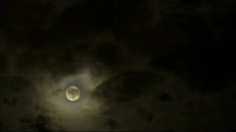 Timelapse moonrise 库存影片 11556884