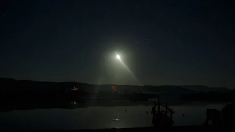Timelapse Moonrise Stock Footage 82383884