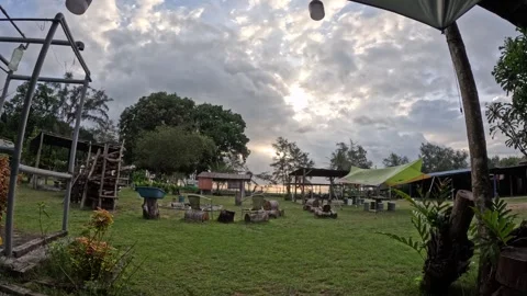 Timelapse of morning sky Stock Footage 279082726