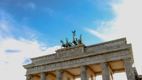 Timelapse motion video in Germany, Berlin in Europe Stock Footage 71691733