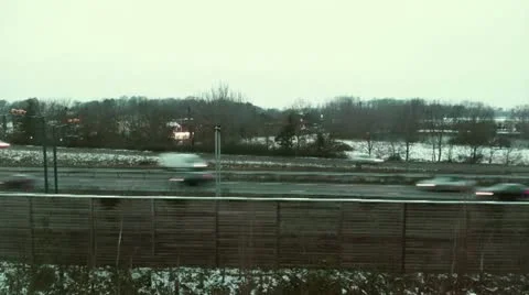 Timelapse Motorway or Freeway Stock Footage 21788923