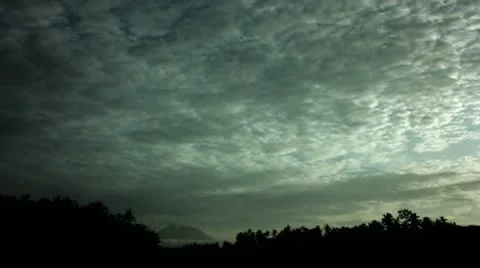 Timelapse Mount Agung 스톡 동영상 11528337