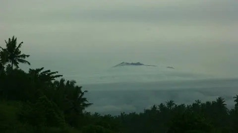 Timelapse Mount Agung Stock-Footage 11528339