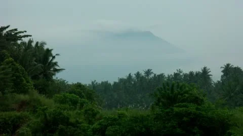 Timelapse Mount Agung 스톡 동영상 11528340