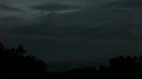 Timelapse Mount Agung Video stock 11528341
