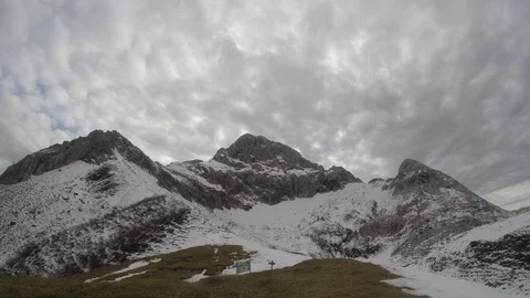 Timelapse mount Arera Vídeo Stock 97887770