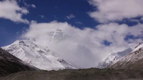 Timelapse Mount Everest base-camp 스톡 동영상 11574928