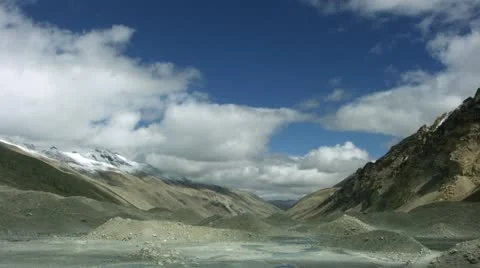 Timelapse Mount Everest base-camp Vídeo Stock 11611843